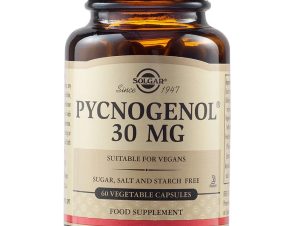 Solgar Pycnogenol 30mg Συμπλήρωμα Διατροφής Εκχυλίσματος Πεύκου για την Καλή Υγεία του Καρδιαγγειακού & Ανοσοποιητικού Συστήματος 60veg.caps