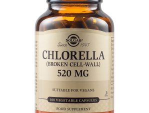 Solgar Chlorella 520mg Συμπλήρωμα Διατροφής του Φυκιού Χλωρέλλας Πλούσιο σε Αντιοξειδωτική Χλωροφύλλη για Αποτοξίνωση του Οργανισμού από Βαρέα Μέταλλα 100veg.caps