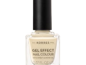 Korres Gel Effect Nail Colour Βερνίκι Νυχιών με Αμυγδαλέλαιο για Έντονη Λάμψη & Μεγάλη Διάρκεια 11ml – 04 Peony Pink