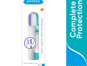 Sensodyne Soft Οδοντόβουρτσα Complete Protection 48% Better Cleaning Μαλακή Κεφαλή για Βαθύ Καθαρισμό, Κατάλληλη για Ευαίσθητα Δόντια 1 Τεμάχιο – Σιελ