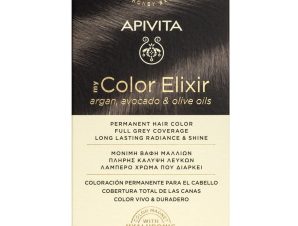 Apivita My Color Elixir Permanent Hair Color Μόνιμη Βαφή Μαλλιών Χωρίς Αμμωνία που Σταθεροποιεί & Σφραγίζει το Χρώμα 1 Τεμάχιο