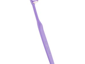 Elgydium Clinic Ortho-X Medium Toothbrush Χειροκίνητη Οδοντόβουρτσα Μέτριας Σκληρότητας Κατάλληλη για Καθαρισμό Ορθοδοντικών Μηχανισμών 1 Τεμάχιο – Μωβ