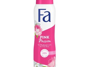 Fa Pink Passion 48h Deodorant Pink Rose Scent Αποσμητικό Spray με Άρωμα Ροζ Τριαντάφυλλο Χωρίς Άλατα Αλουμινίου για Προστασία Έως & 48 Ώρες 150ml