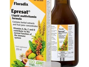 Floradix Epresat Συμπλήρωμα Διατροφής Πολυβιταμινών για Ενέργεια, Τόνωση Υποστήριξη του Νευρικού Συστήματος & Πνευματική Διαύγεια 250ml
