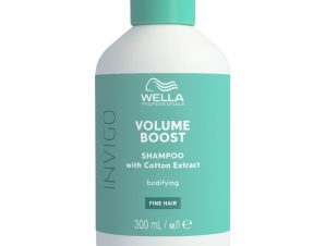 Wella Professionals Invigo Volume Boost Shampoo Fine Hair With Cotton Extract Σαμπουάν Περιποίησης για Λεπτά Μαλλιά που Δίνει Όγκο, Ανάλαφρη Αίσθηση & Αφαιρεί τους Ρύπους 300ml