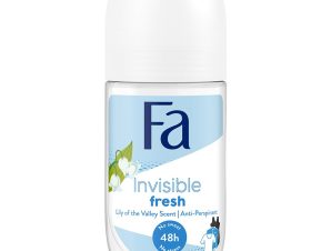 Fa Invisible Fresh Lily 48h Anti Perspirant Deodorant Roll on Αποσμητικό 48ωρης Προστασίας 50ml