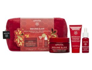 Apivita Promo Beevine Elixir Wrinkle & Firmness Lift Cream Rich Texture 50ml & Intense Recovery Lift Night Cream 15ml & Δώρο Firming Activating Lift Serum 10ml & Νεσεσέρ 1 Τεμάχιο