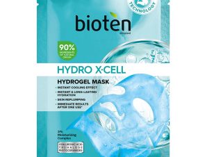 Bioten Hydro X-Cell Hydrogel Mask Μάσκα Προσώπου Υδρογέλης για Ενυδάτωση Διαρκείας, Ανανέωση του Δέρματος & Αίσθηση Δροσιάς 1 Τεμάχιο