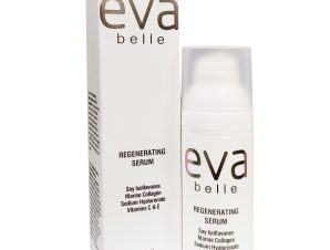 Eva Belle Regenerating Serum Ενυδατικός & Αναπλαστικός Ορός με Ισοφλαβόνες Σόγιας, Κολλαγόνο & Υαλουρονικό Νάτριο 50ml