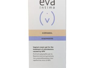 Eva Intima Cervasil Disorders Vaginal Cream Gel Κολπική Κρεμογέλη για τη Θεραπευτική Αντιμετώπιση των Μικροαλλοιώσεων που Οφείλονται στον Ιό HPV 30ml