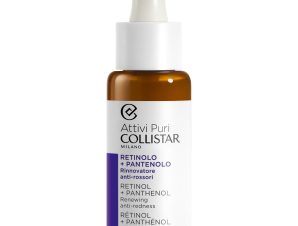 Collistar Attivi Puri Retinol & Panthenol Renewing Anti-Redness Ορός Προσώπου με Ρετινόλη & Πανθενόλη για Αναδόμηση με Καταπραϋντική Δράση 30ml