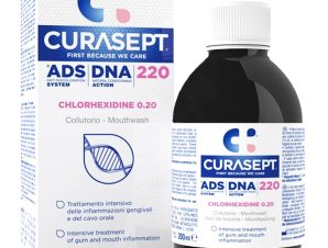 Curasept ADS DNA 220 Στοματικό Διάλυμα με Αντιμικροβιακή Προστασία για την Εντατική Θεραπεία των Ουλών & της Στοματικής Κοιλότητας 200ml