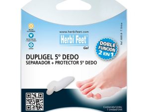 Herbi Feet Dupligel Quintus Varus Προστατευτικό & Διαχωριστικό Gel για το Μικρό Δάκτυλο Λευκό  One Size 1 Τεμάχιο