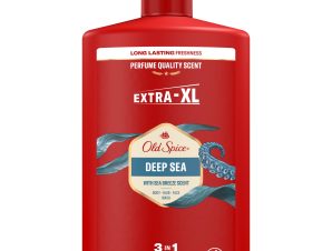 Old Spice Deep Sea 3 in 1 Shower Gel & Shampoo Ανδρικό Αφρόλουτρο – Σαμπουάν με Άρωμα Μεγάλης Διάρκειας από Θαλάσσιας Αύρα, Ανθισμένα Λουλούδια & Κίτρο, με Αντλία 1L