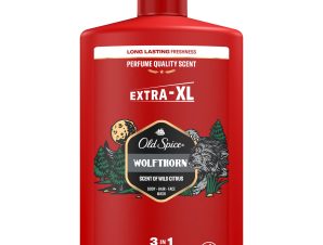 Old Spice Wolfthorn 3 in 1 Shower Gel & Shampoo Ανδρικό Αφρόλουτρο – Σαμπουάν με Άρωμα Μεγάλης Διάρκειας από Άγριο Κίτρο, Τροπικά Φρούτα, Μανταρίνι & Βανίλια, με Αντλία​​​​​​​ 1L