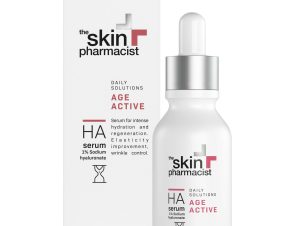 The Skin Pharmacist Age Active HA Serum 1% Sodium Hyaluronate Ορός Προσώπου Εντατικής Ενυδάτωσης & Ανάπλασης 30ml